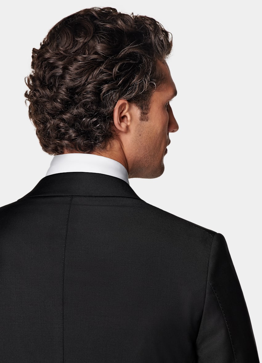 Black Tailored Fit Havana Dinner Jacket
