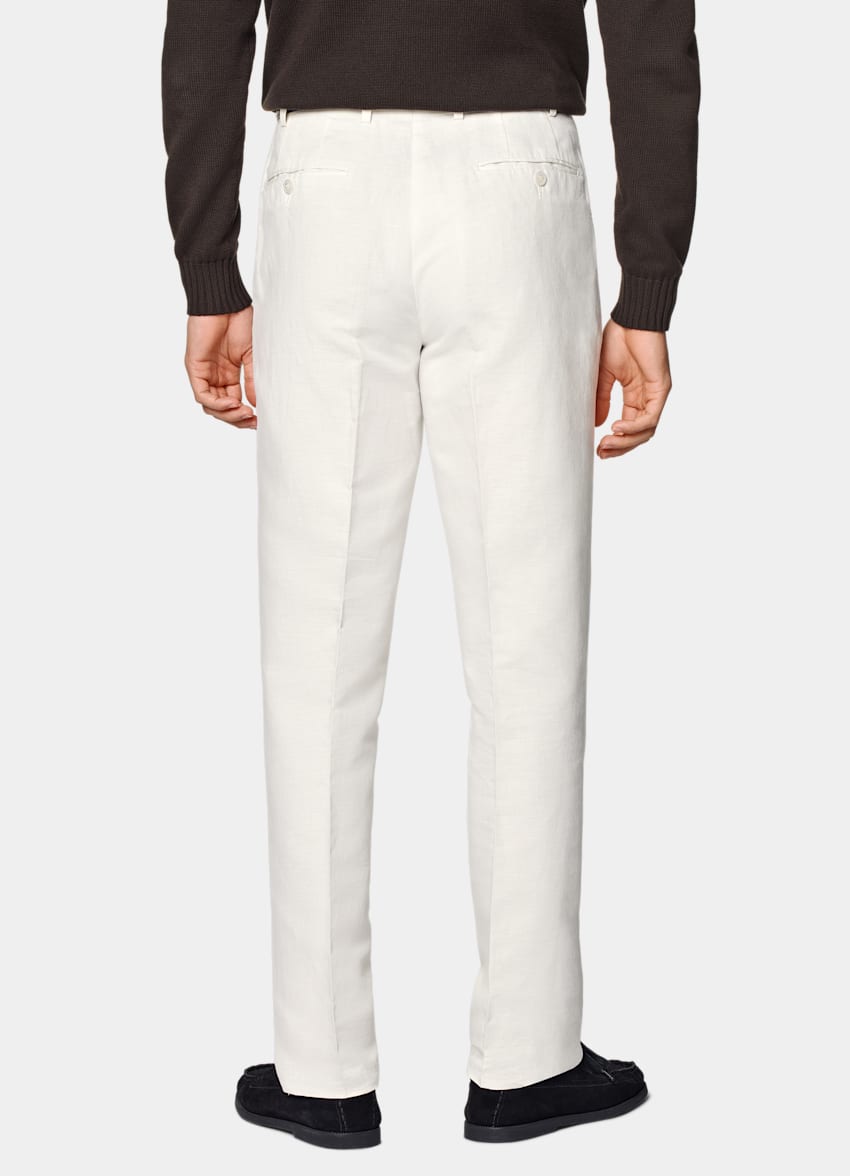 Off-White Straight Leg Pants