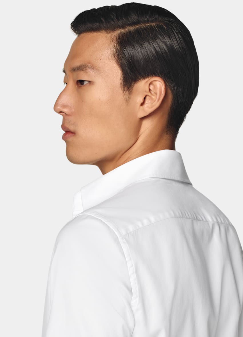 White Point Collar Tailored Fit Shirt