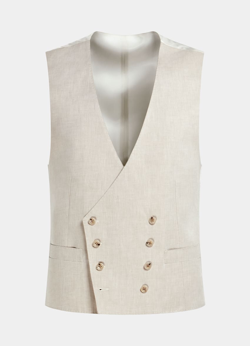 Sand Three-Piece Tailored Fit Havana Suit