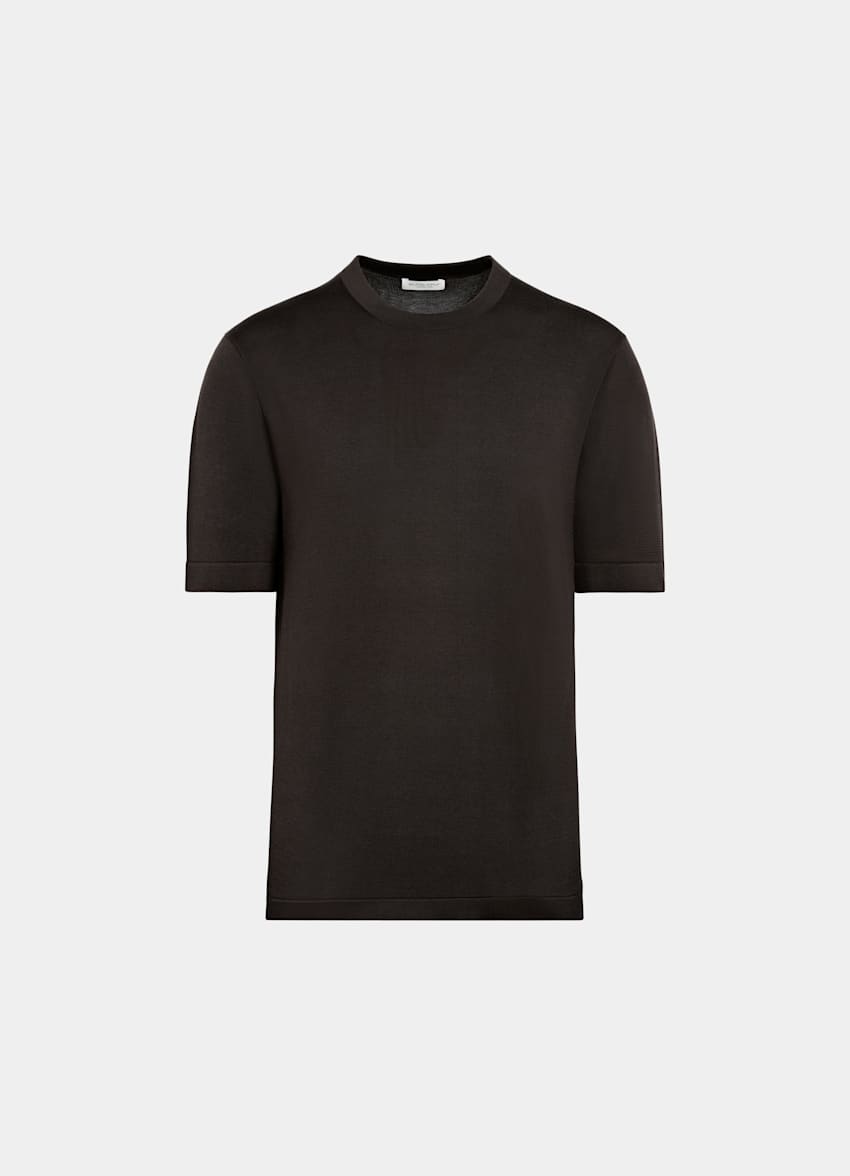 Dark Grey Short Sleeve Crewneck