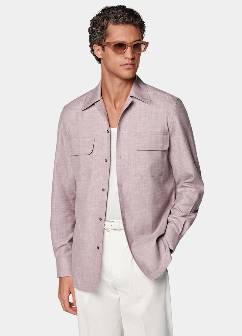Purple Relaxed Fit Shirt