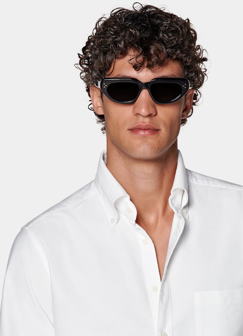 White Oxford Slim Fit Shirt