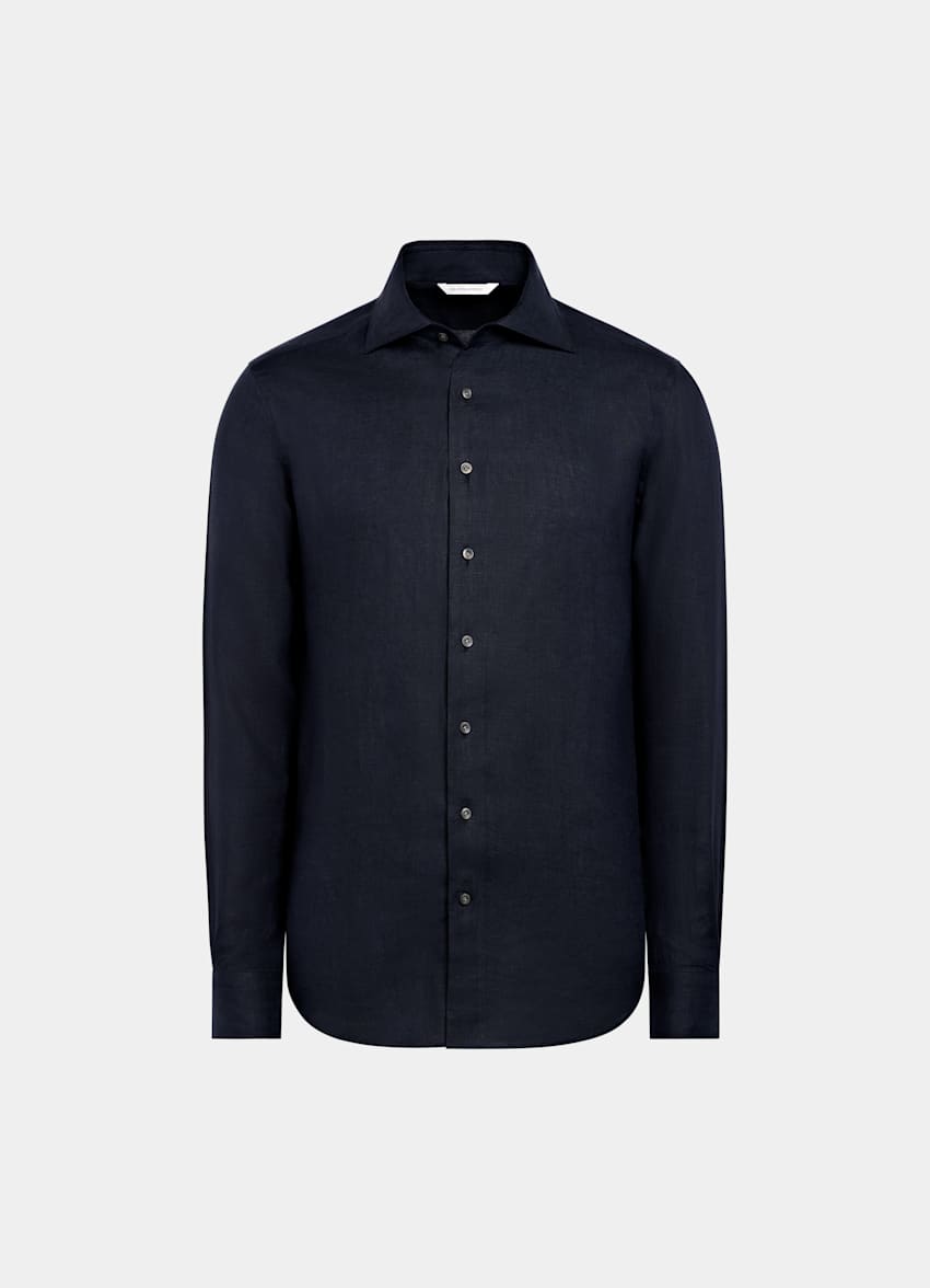 Mid Blue Tailored Fit Shirt