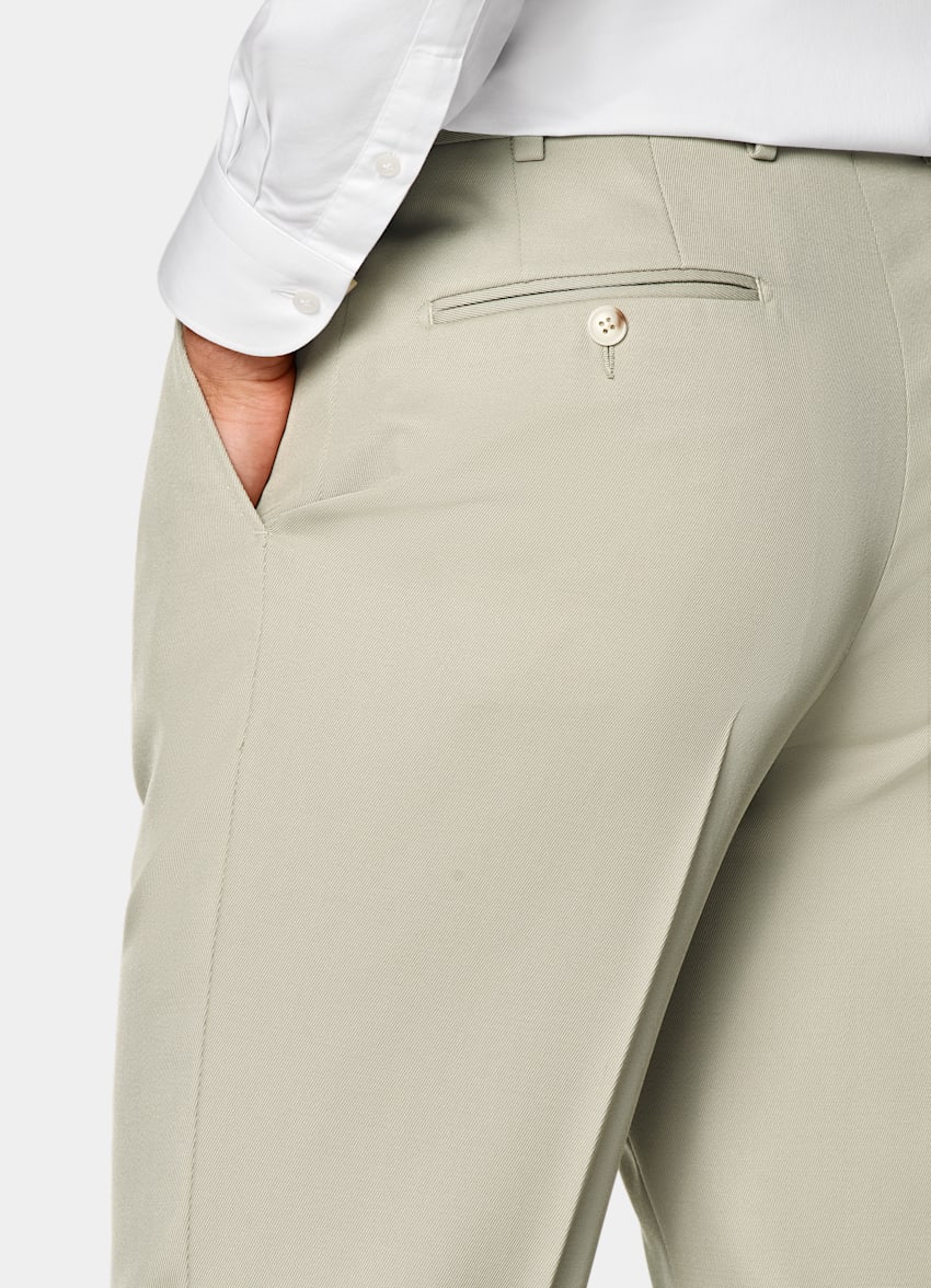 Light Green Relaxed Fit Roma Suit