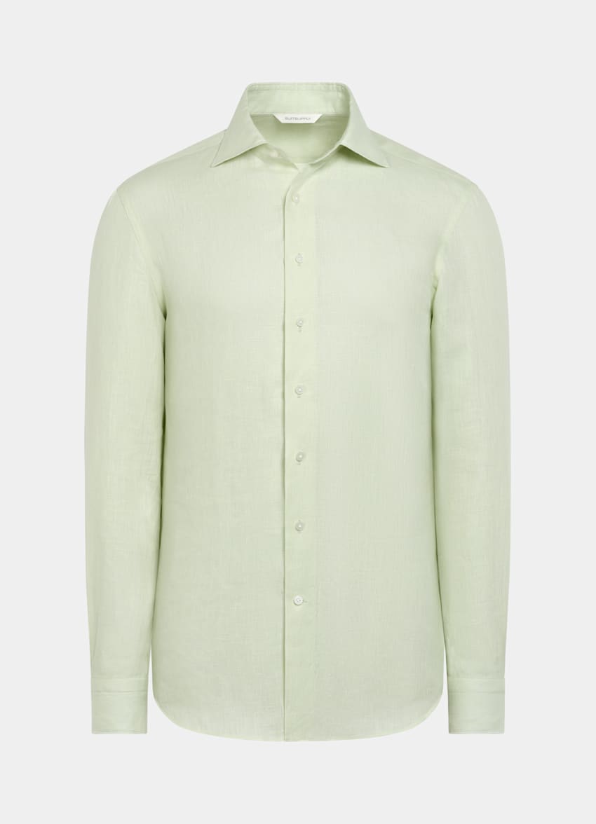 Light Green Tailored Fit Shirt