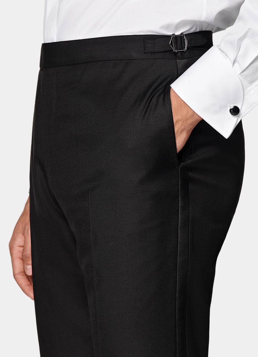 Black Tailored Fit Havana Tuxedo