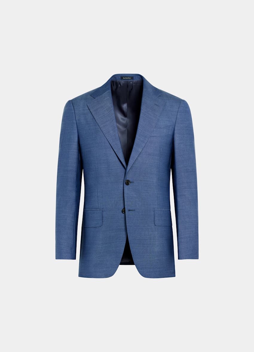 Mid Blue Perennial Tailored Fit Havana Suit