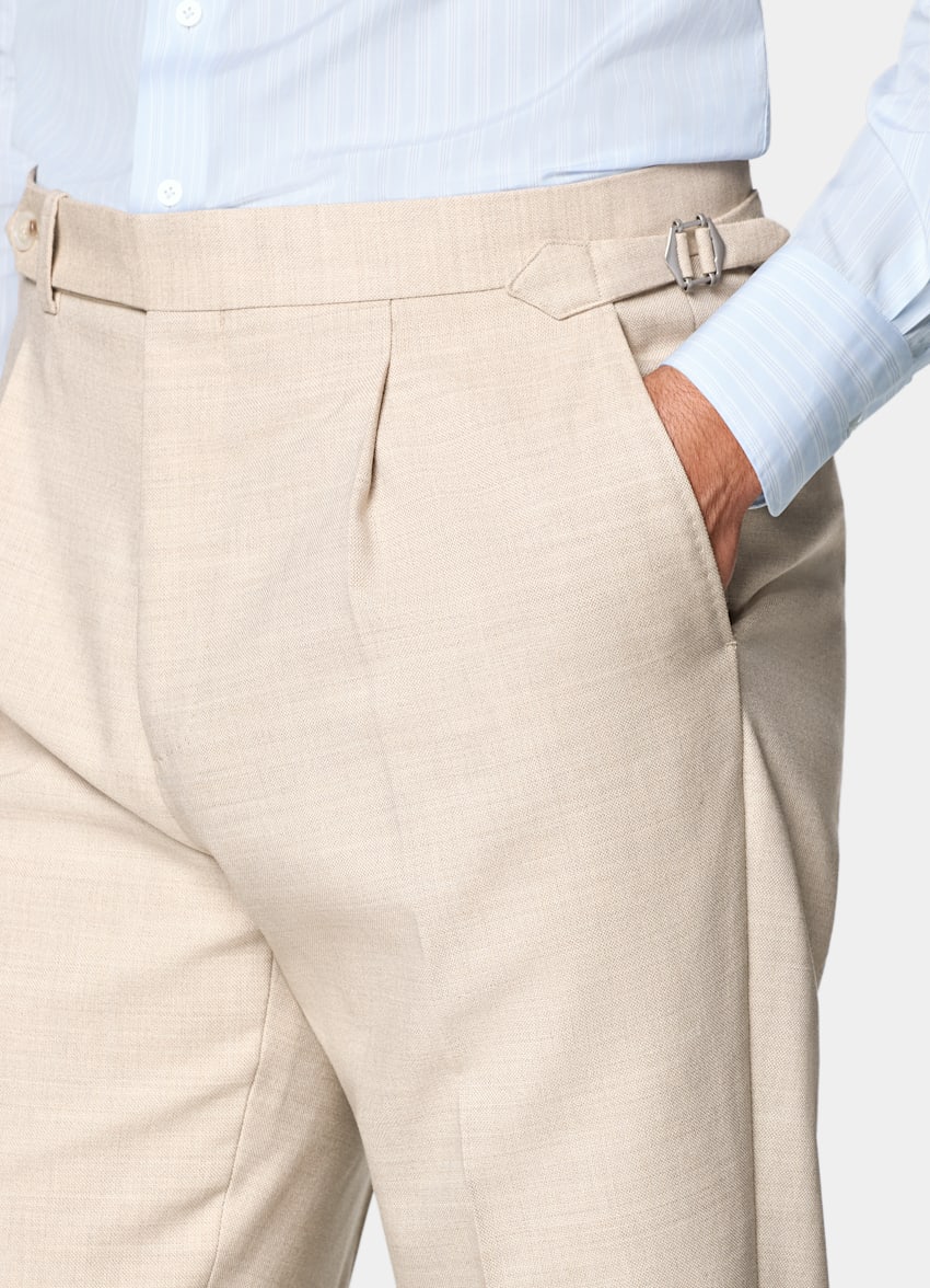 Sand Tailored Fit Havana Suit