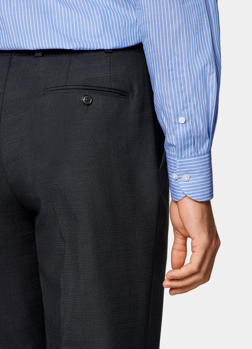 Navy Tailored Fit Milano Suit