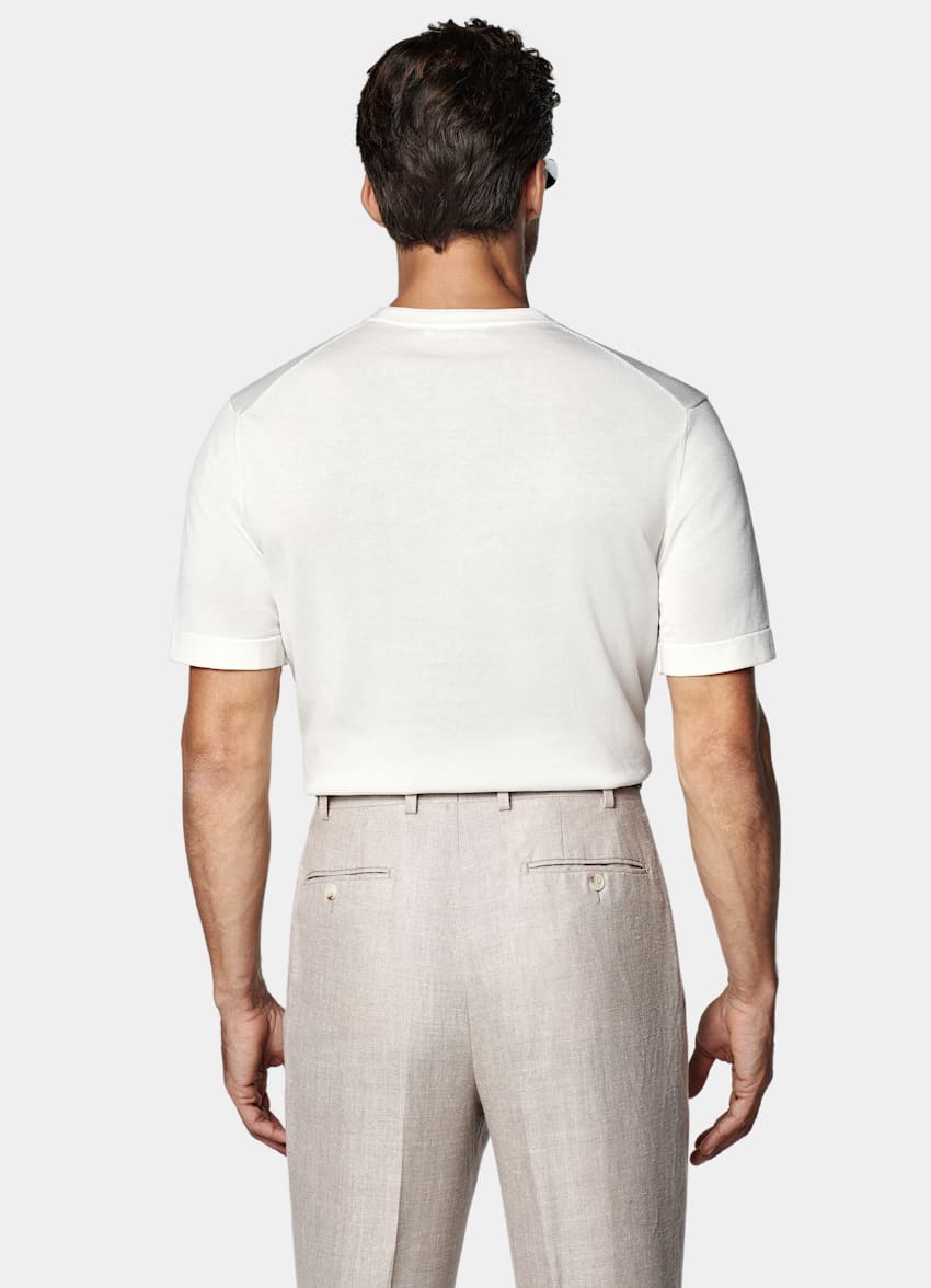Off-White Short Sleeve Crewneck