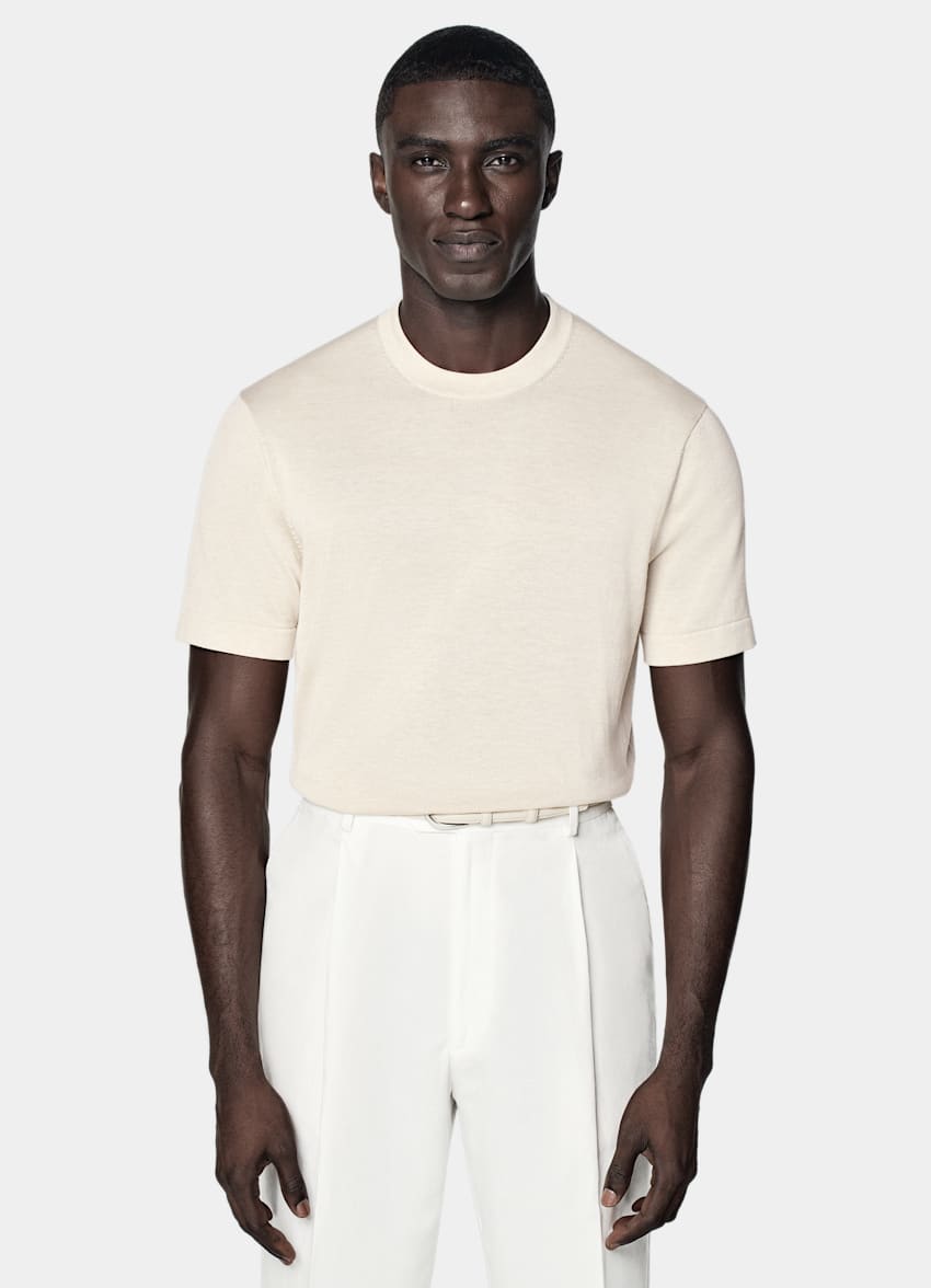 Sand Short Sleeve Crewneck