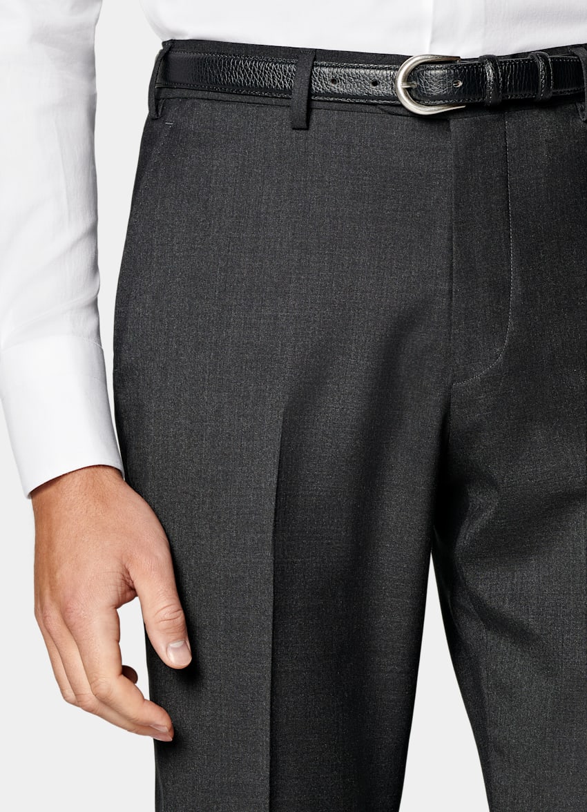 Dark Grey Tailored Fit Havana Suit