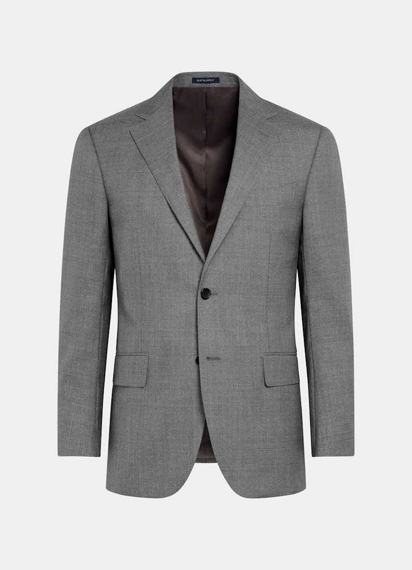 Mid Grey Perennial Tailored Fit Lazio Suit