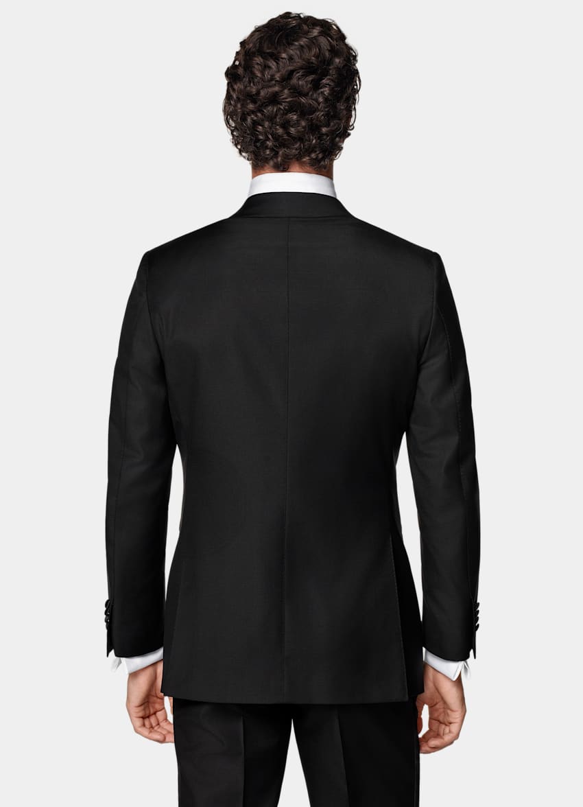 Black Tailored Fit Havana Dinner Jacket