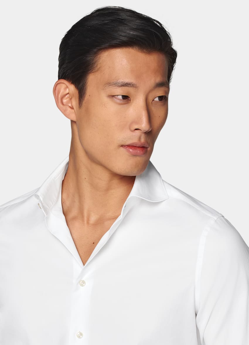 White Twill Extra Slim Fit Shirt