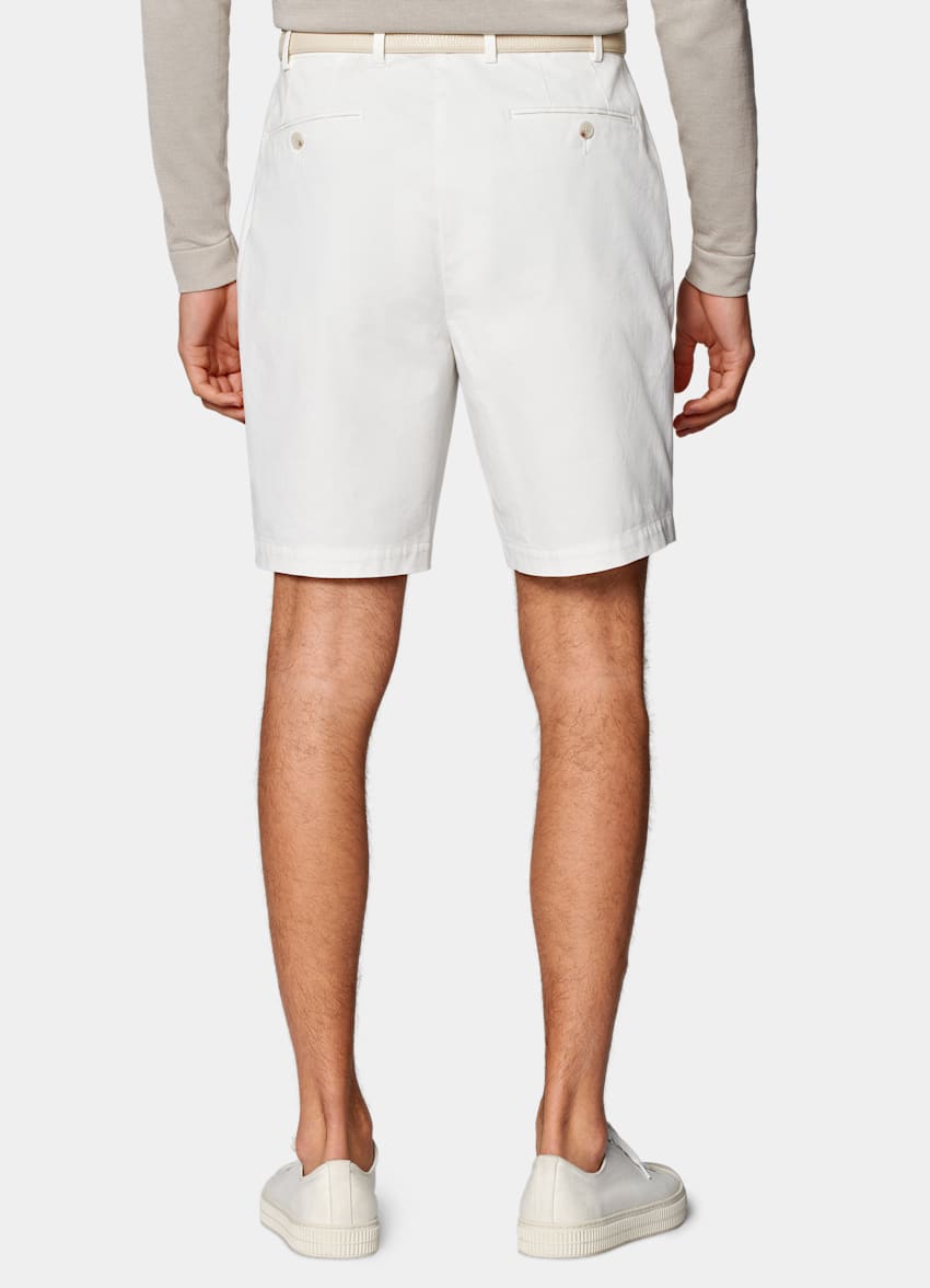 Off-White Straight Leg Shorts