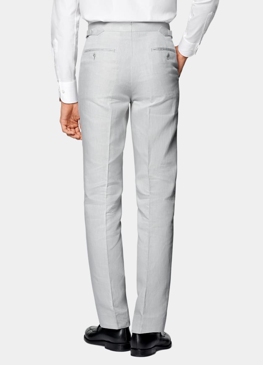 Light Grey Tailored Fit Havana Suit