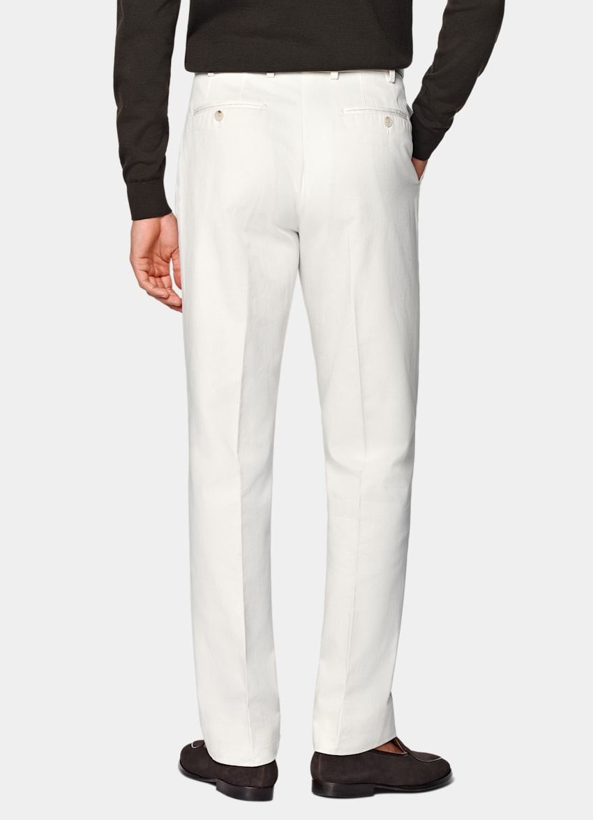 Off-White Straight Leg Pants