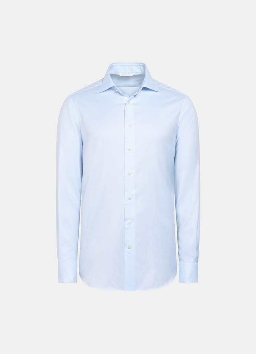 Light Blue Royal Oxford Slim Fit Shirt