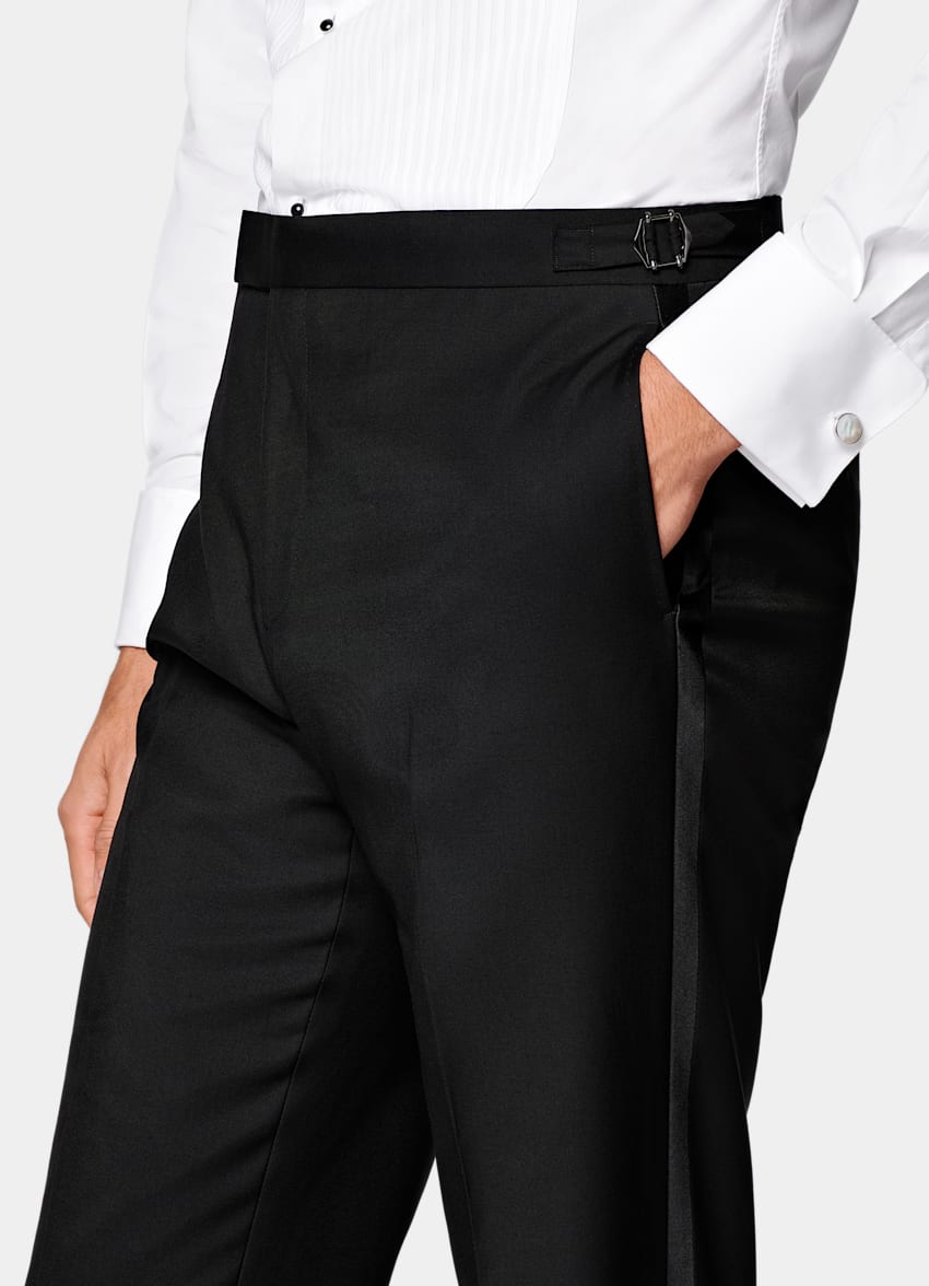 Black Tailored Fit Havana Tuxedo