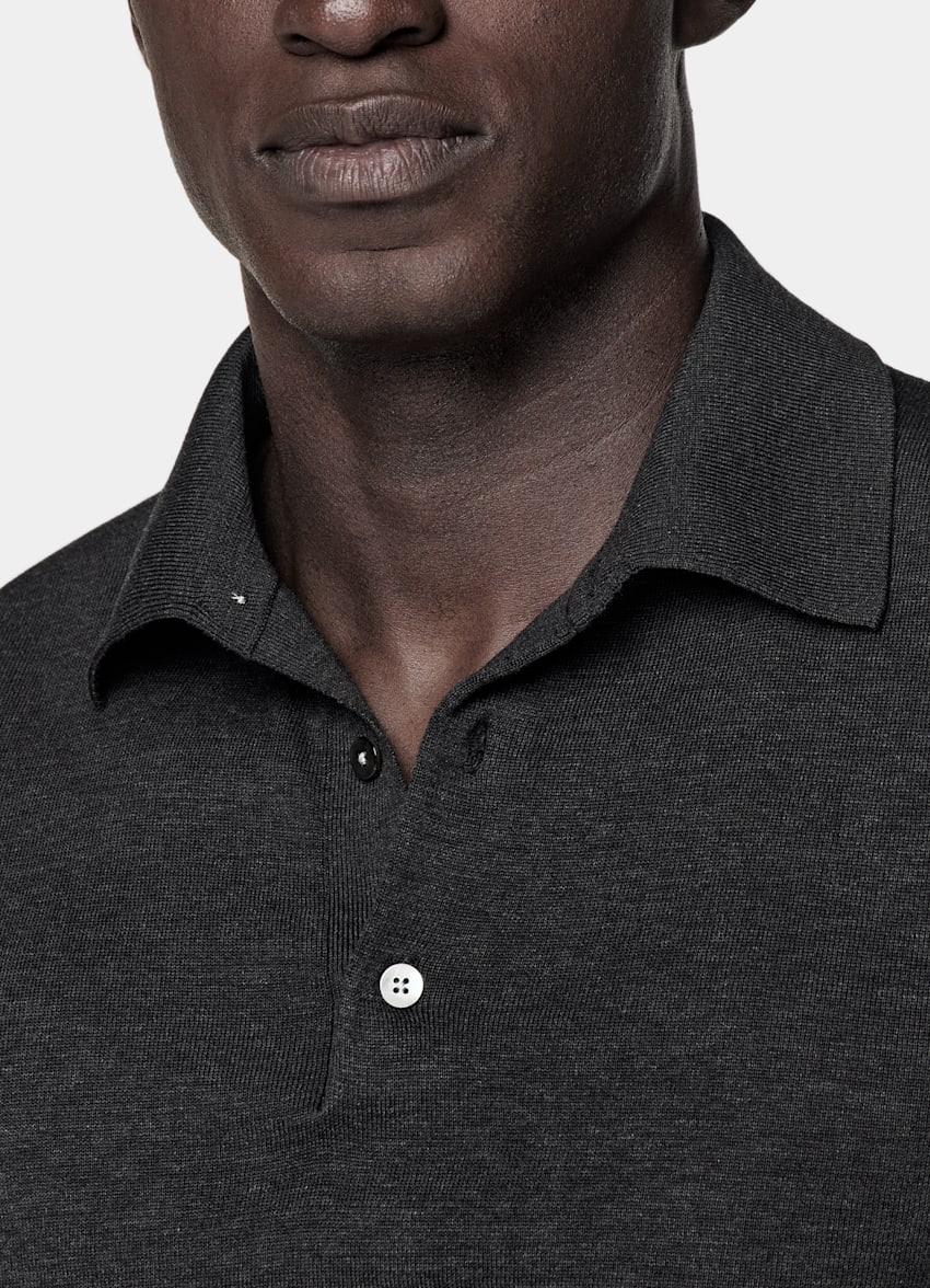 Dark Grey Polo