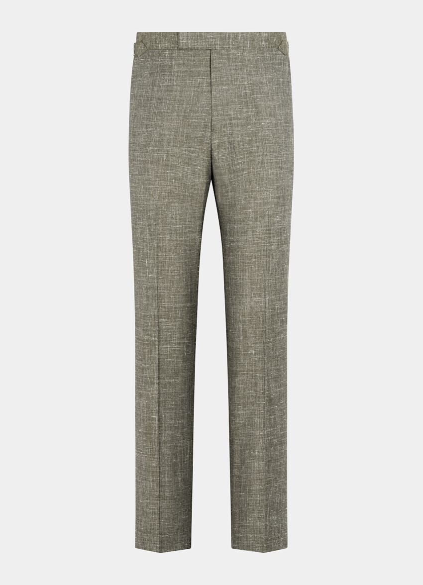 Light Green Tailored Fit Havana Suit