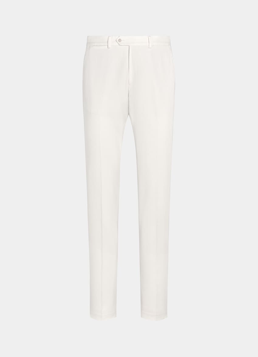Dark Brown Slim Leg Straight Chinos
