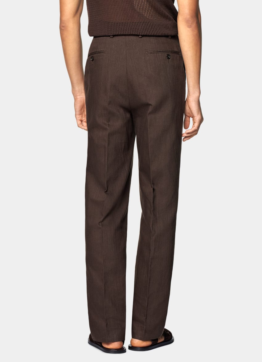 Mid Brown Tailored Fit Milano Suit