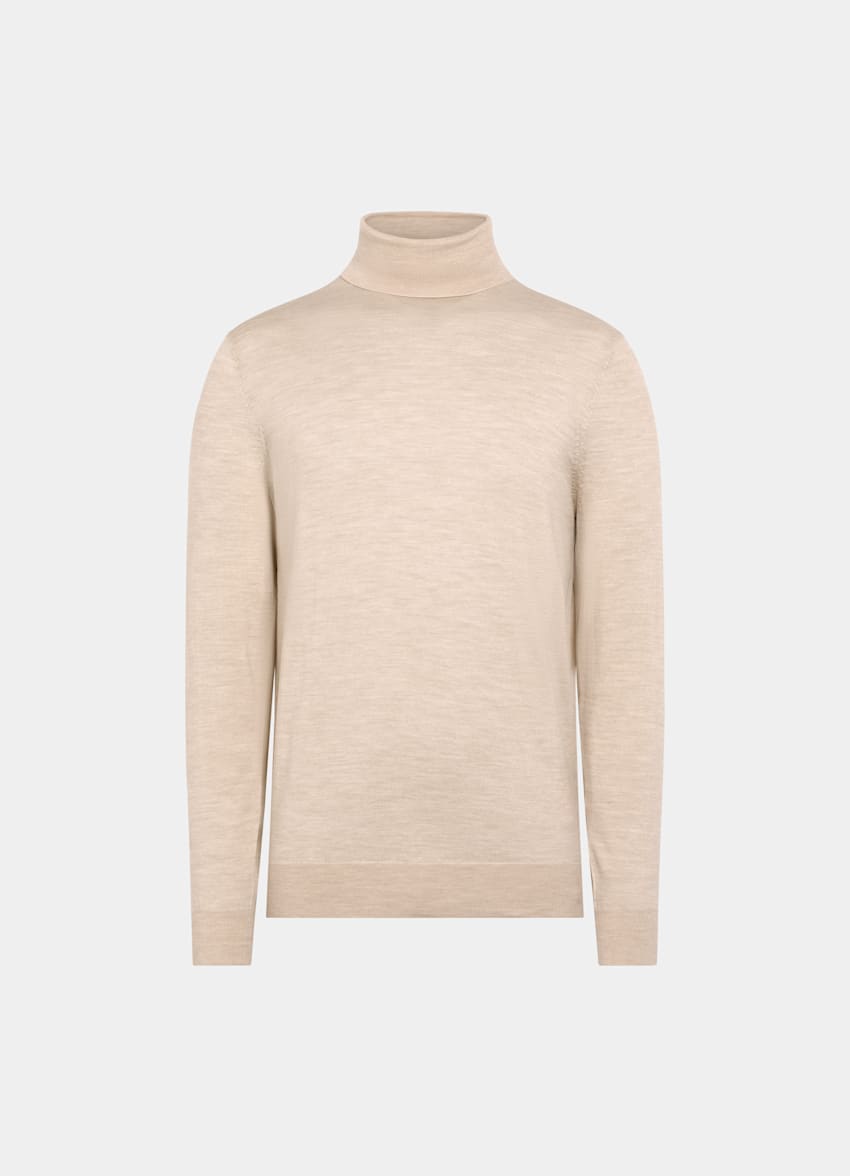 Off-White Merino Turtleneck