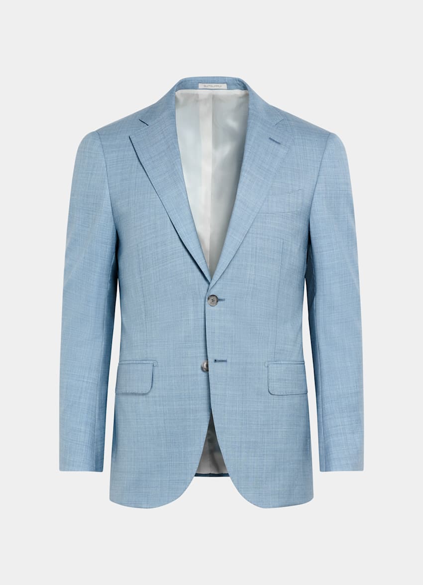 Light Blue Perennial Tailored Fit Havana Suit