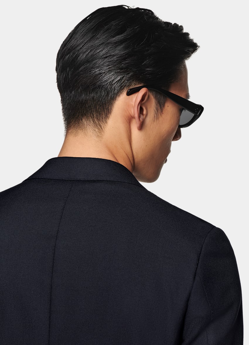 Navy Tailored Fit Havana Suit Jacket