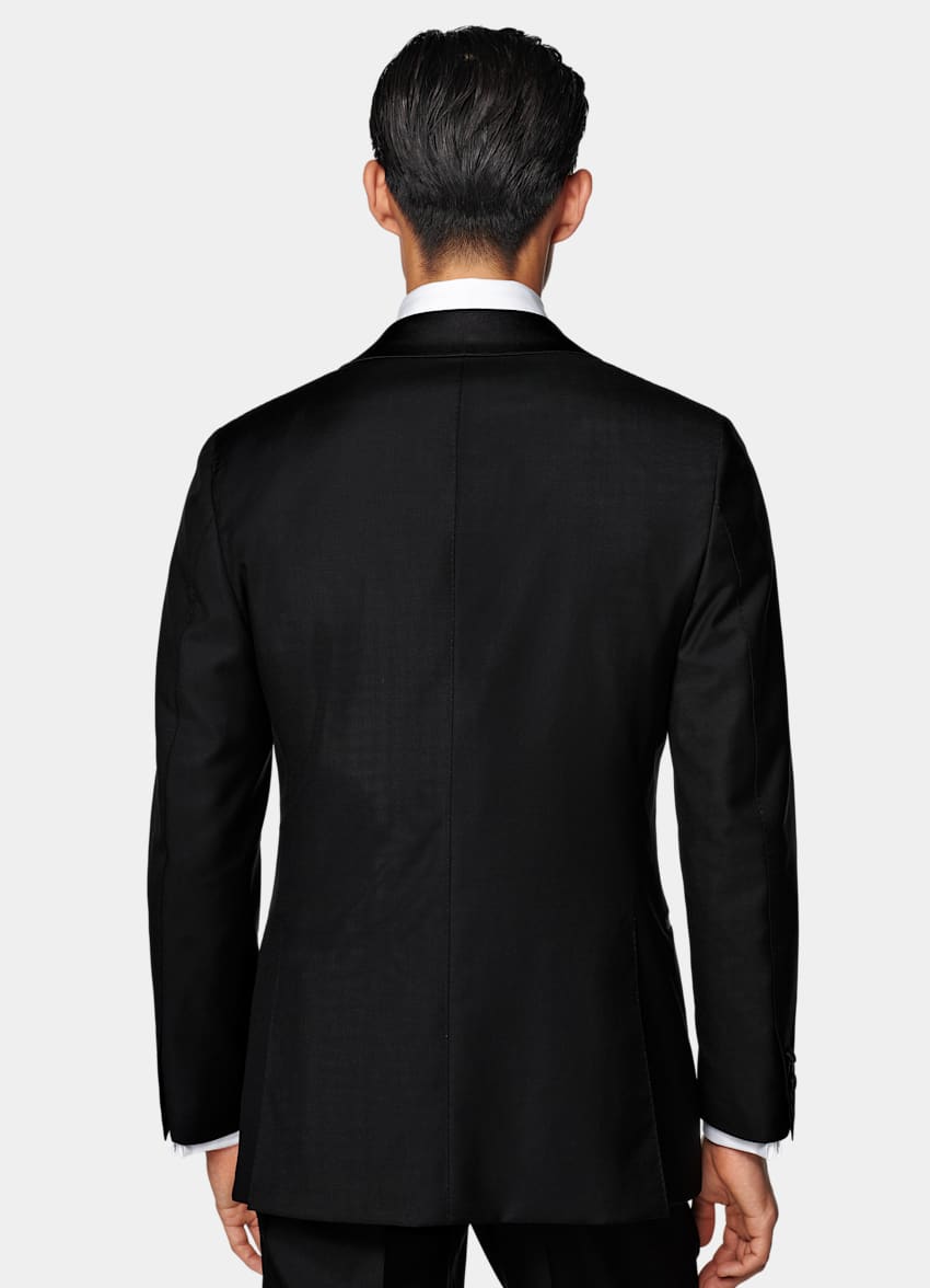 Black Three-Piece Tailored Fit Havana Tuxedo