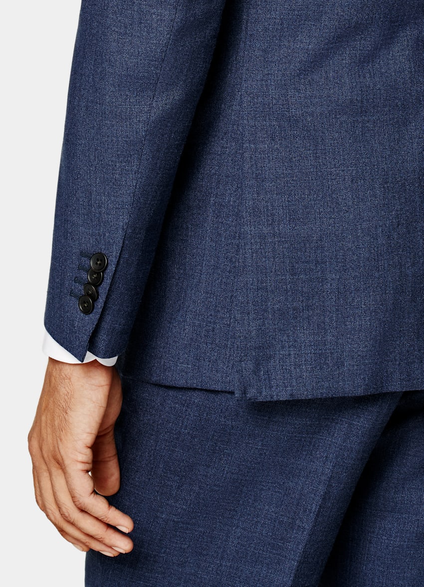 Mid Blue Custom Made Suit