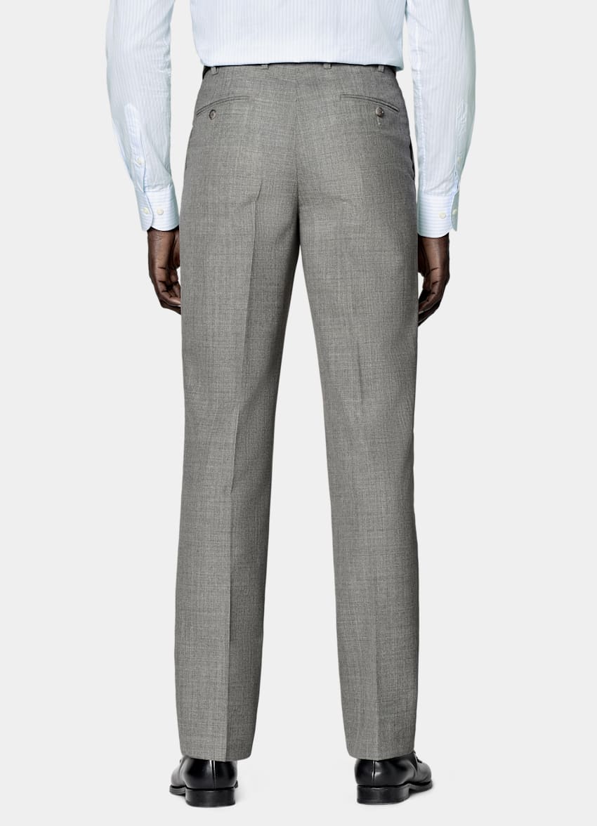 Light Grey Perennial Tailored Fit Lazio Suit