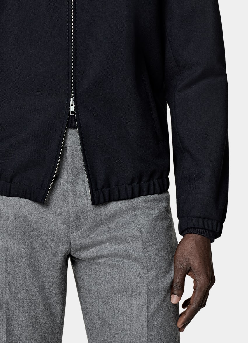Navy Bomber Jacket
