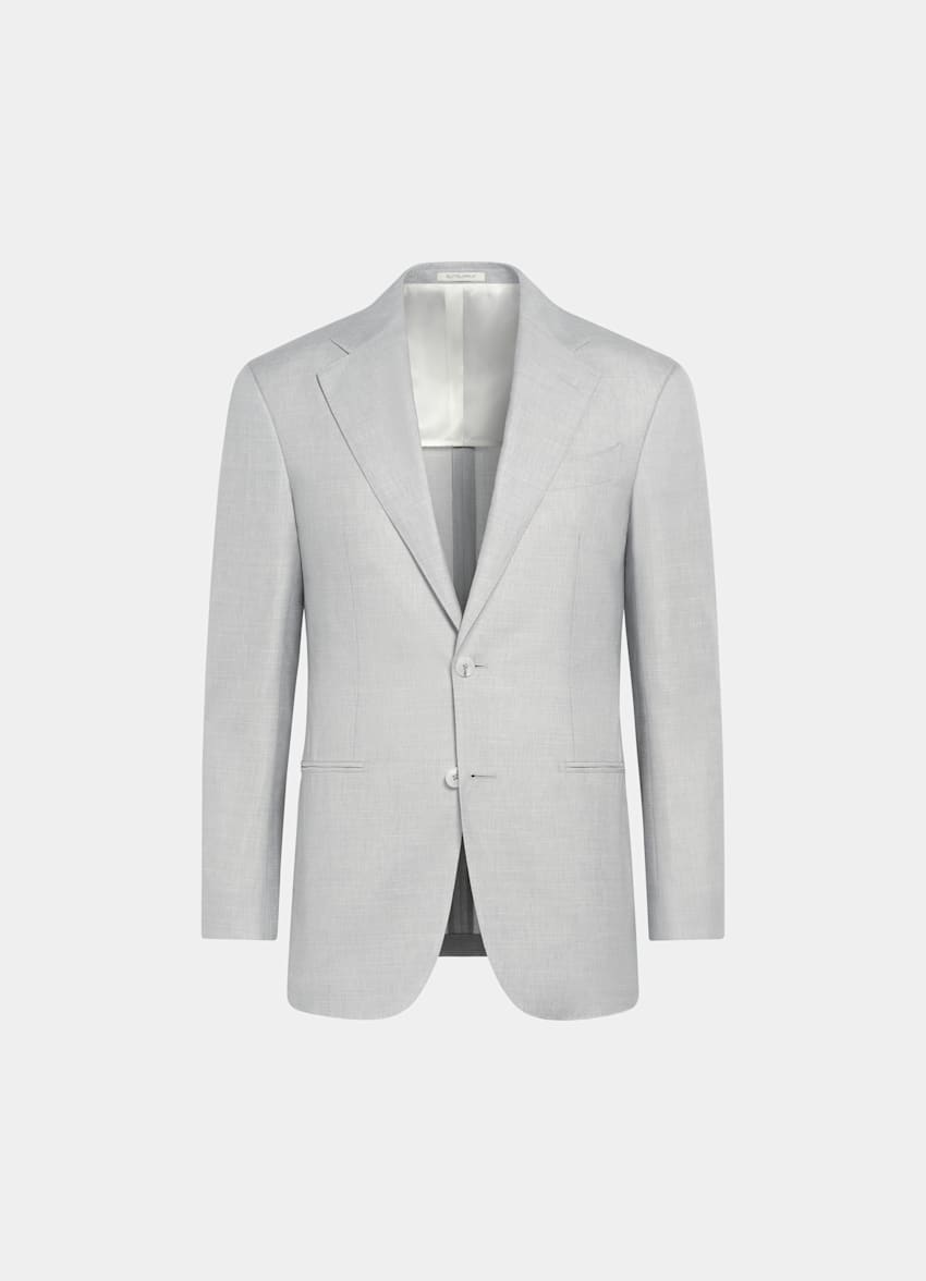 Light Grey Tailored Fit Havana Suit
