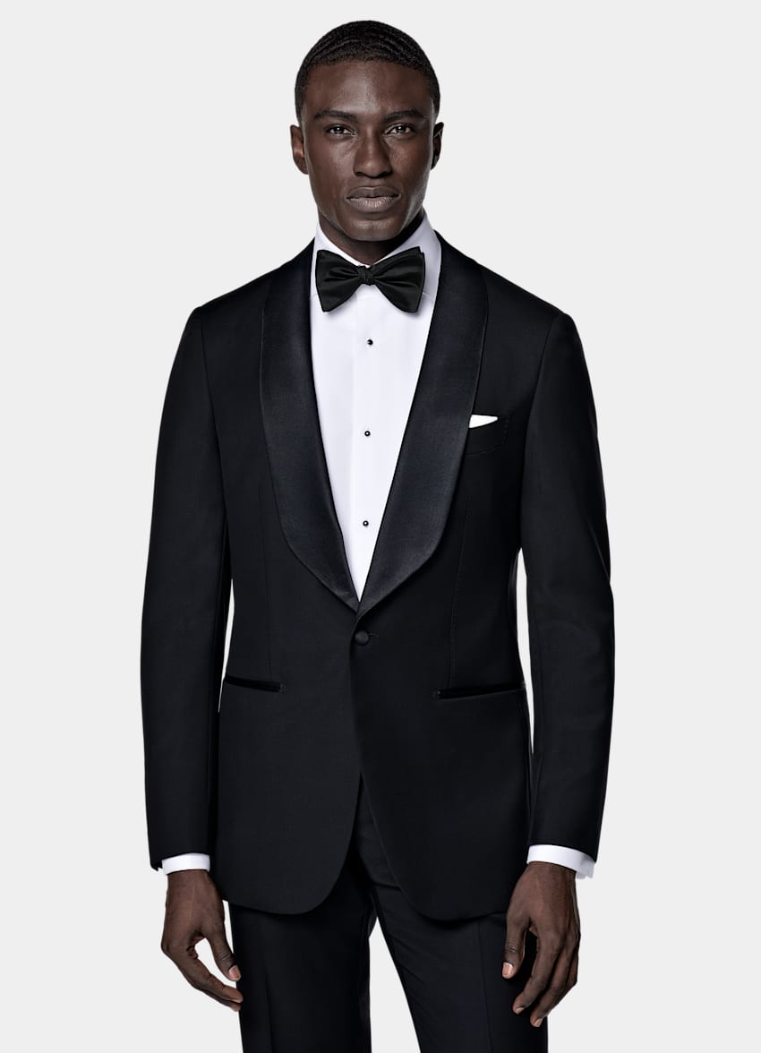 Navy Tailored Fit Havana Dinner Jacket
