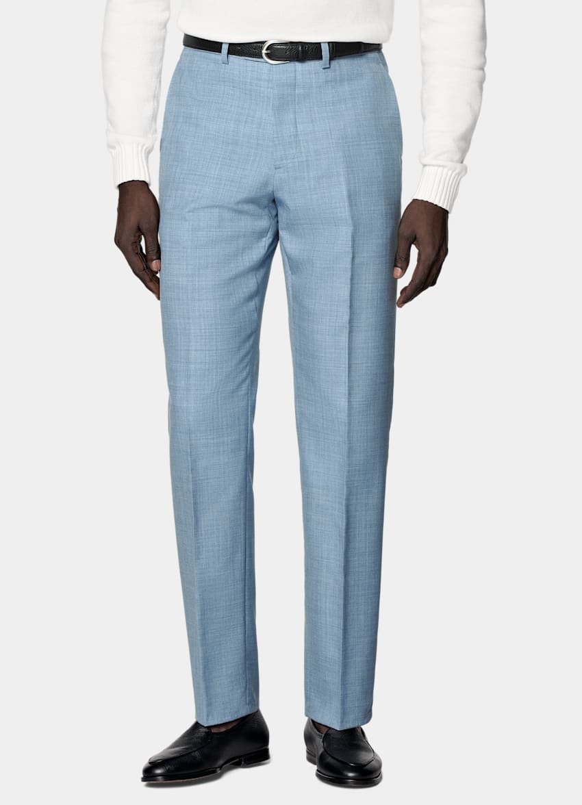 Light Blue Perennial Tailored Fit Havana Suit