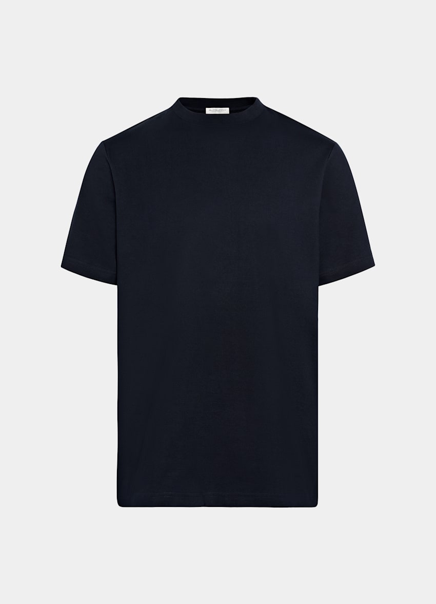 Navy Crewneck T-Shirt