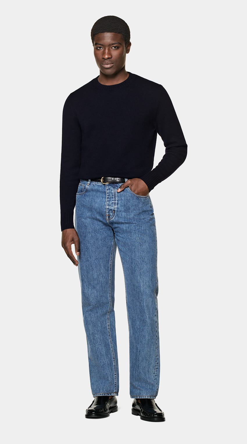 Navy Crewneck