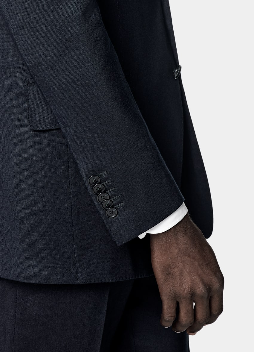 Navy Tailored Fit Milano Suit