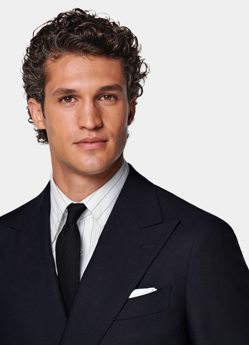 Navy Tailored Fit Havana Suit