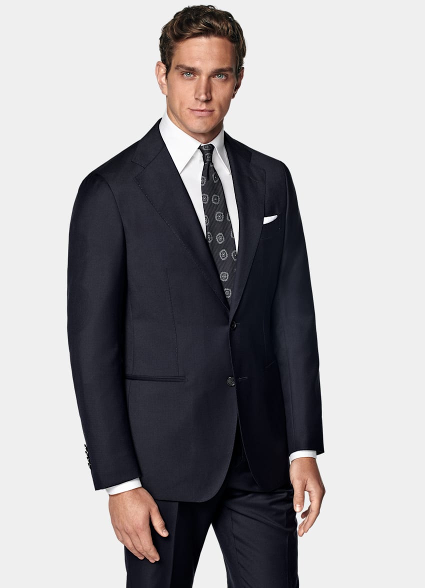 Navy Perennial Tailored Fit Havana Suit