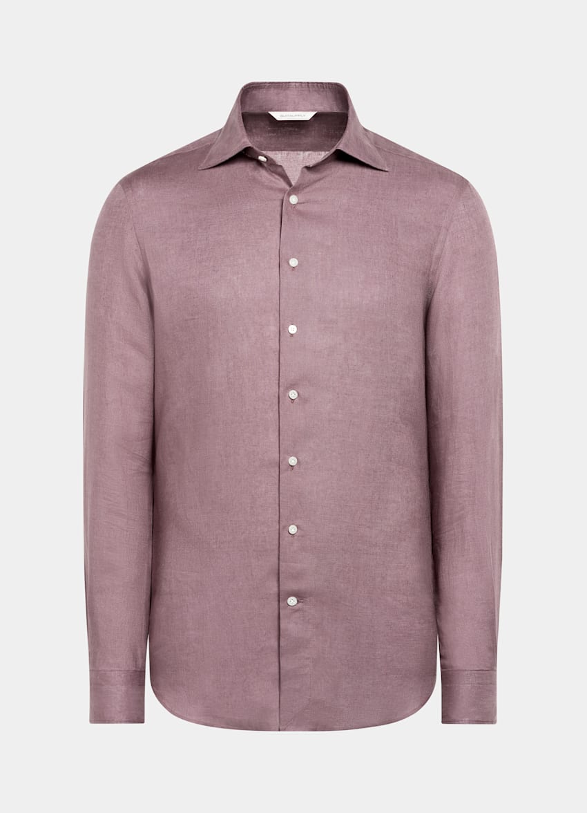 Purple Tailored Fit Shirt