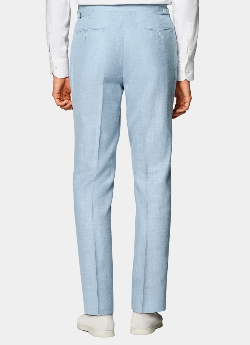 Light Blue Tailored Fit Havana Suit