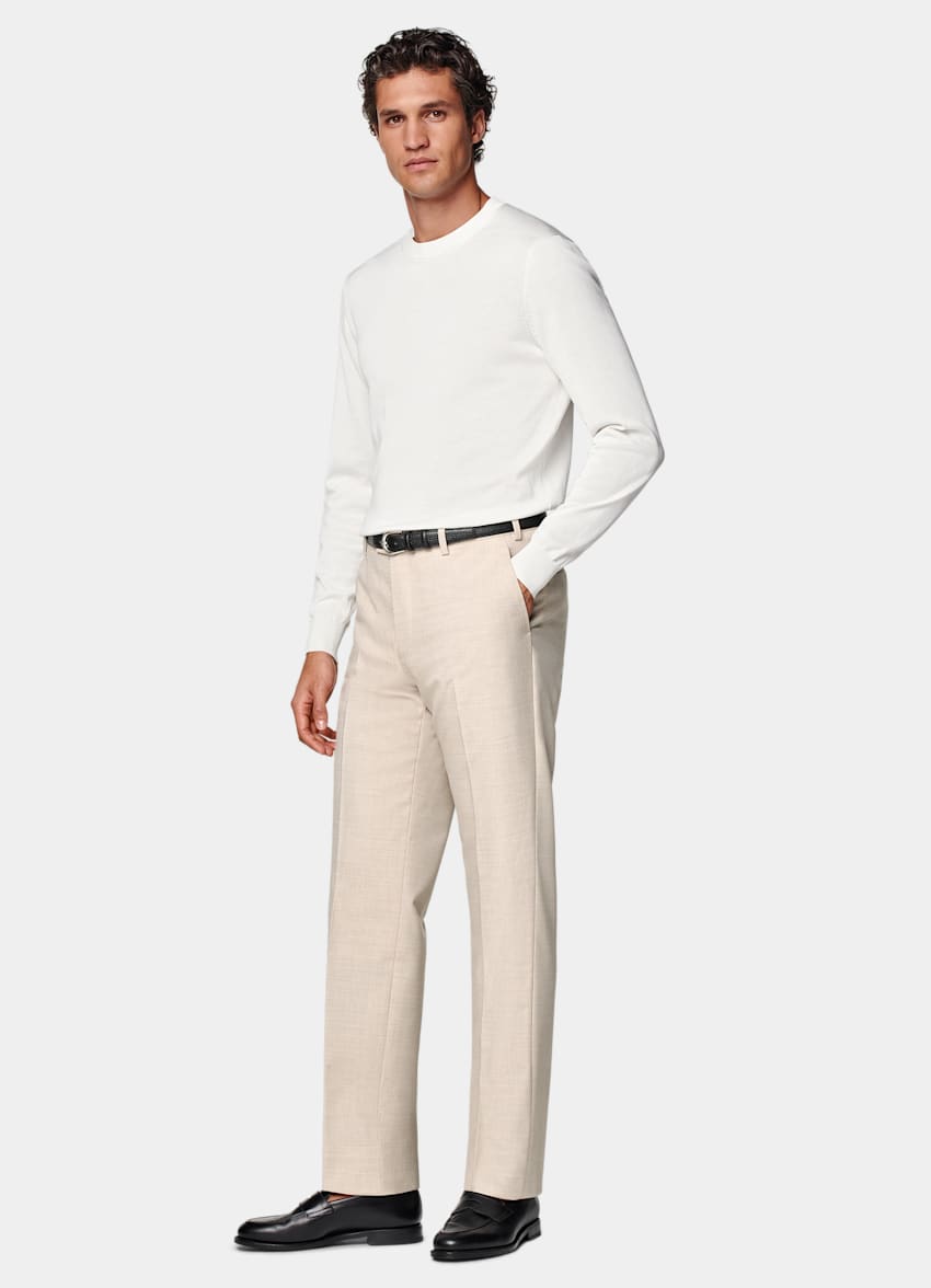 Sand Straight Leg Pants