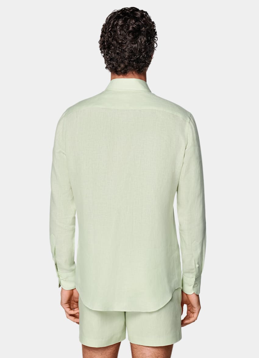 Light Green Tailored Fit Shirt