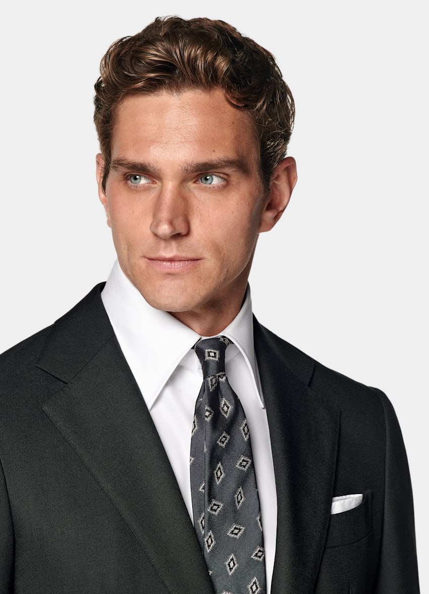 Dark Green Tailored Fit Havana Suit