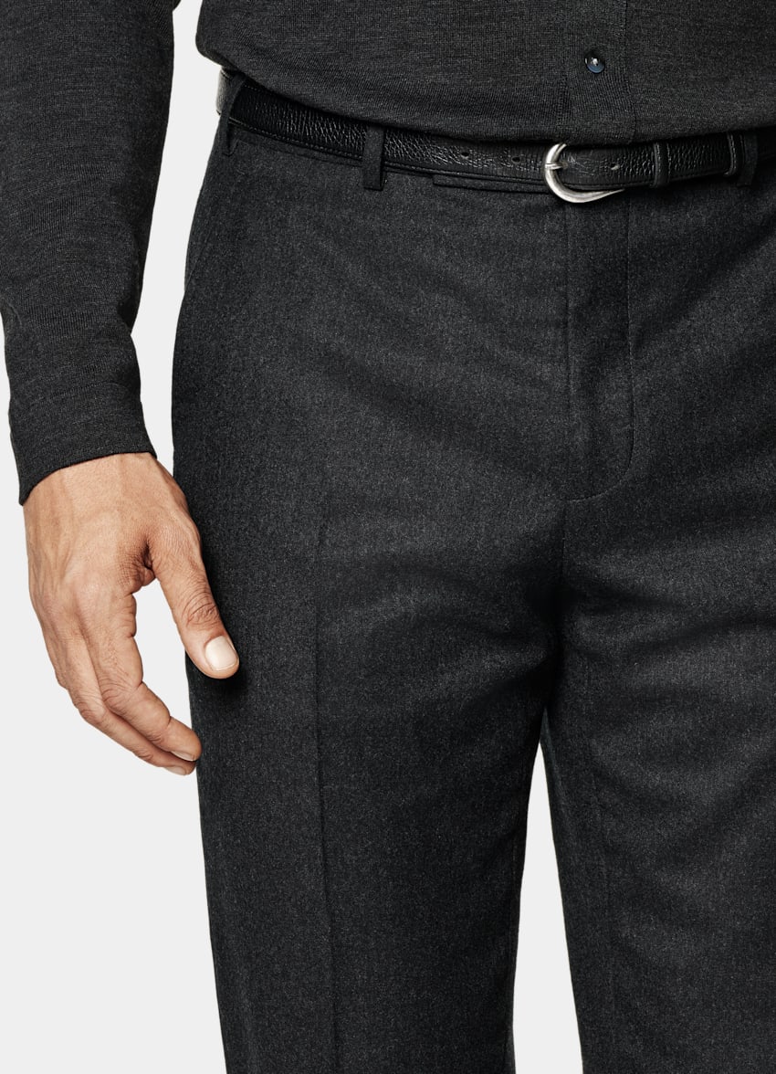Dark Grey Tailored Fit Havana Suit